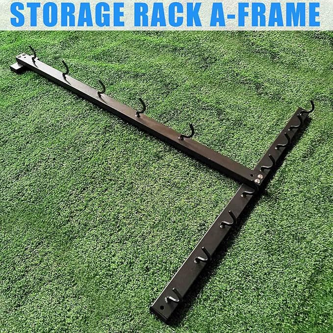 Lat Pull Down Bar Gym Accessory Rack, Lat Pulldown Attachments Cable Attachment Storage Rack for Mag Grip - Home Gym Fitness Heavy Duty A-Frame Stand