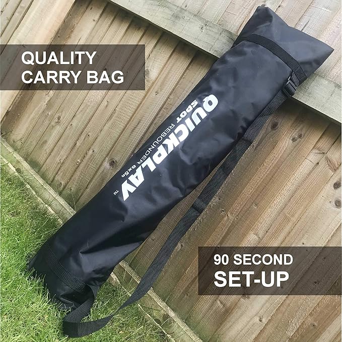 QUICKPLAY Spot Target Soccer Rebounder | Weather-Resistant Rebound Net with Carry Bag | Great for Passing, Receiving, and Trapping Practice | Ideal for Team or Solo Training