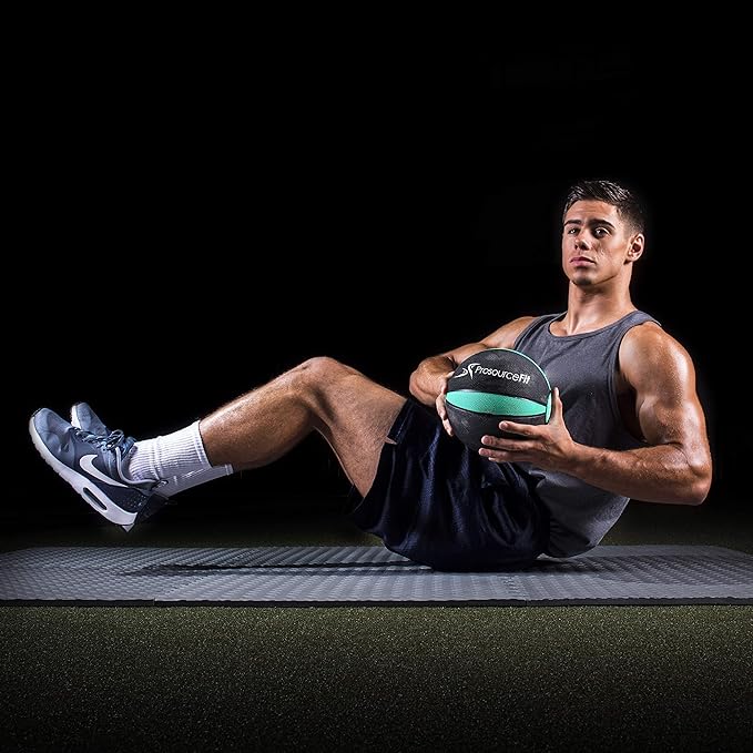 ProsourceFit Weighted Medicine Ball for Full Body Workouts
