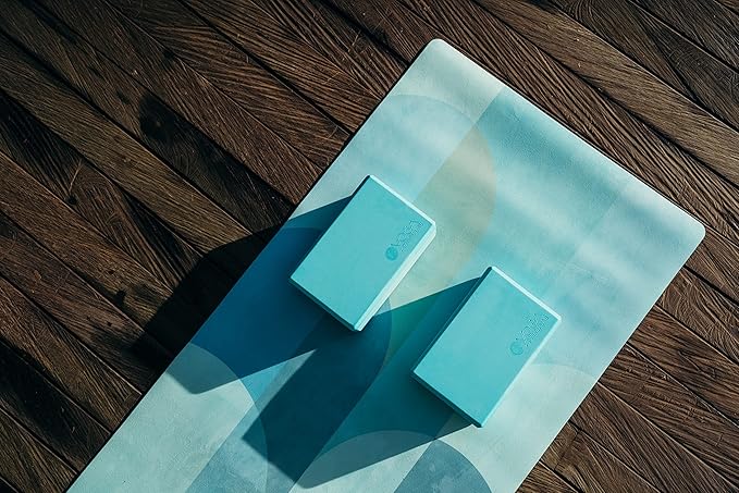 YOGA DESIGN LAB | THE BLOCK | Premium, Colorful, Eco Yoga Block | Printed Non Slip Grip Designed to Improve Your Practice | Travel Friendly