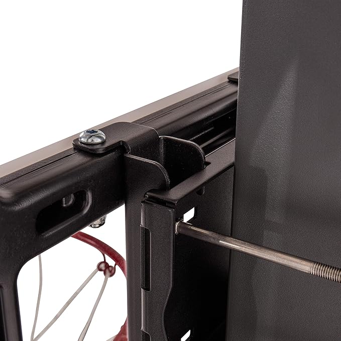 Silverback Junior Youth 33" Basketball Hoop with Lock ‘n Rock Mounting Technology Mounts to Round and Vertical Poles, Black (B8410W)