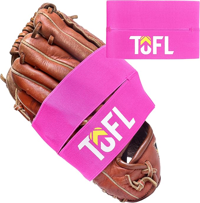 TOFL Baseball Glove Wrap | Premium Elastic Band for Perfect Glove Shape, Break-in & Maintenance | Shape Locker for Menâs & Womenâs Softball, Adult & Youth Baseball Mitts, Fits Big & Small Sizes