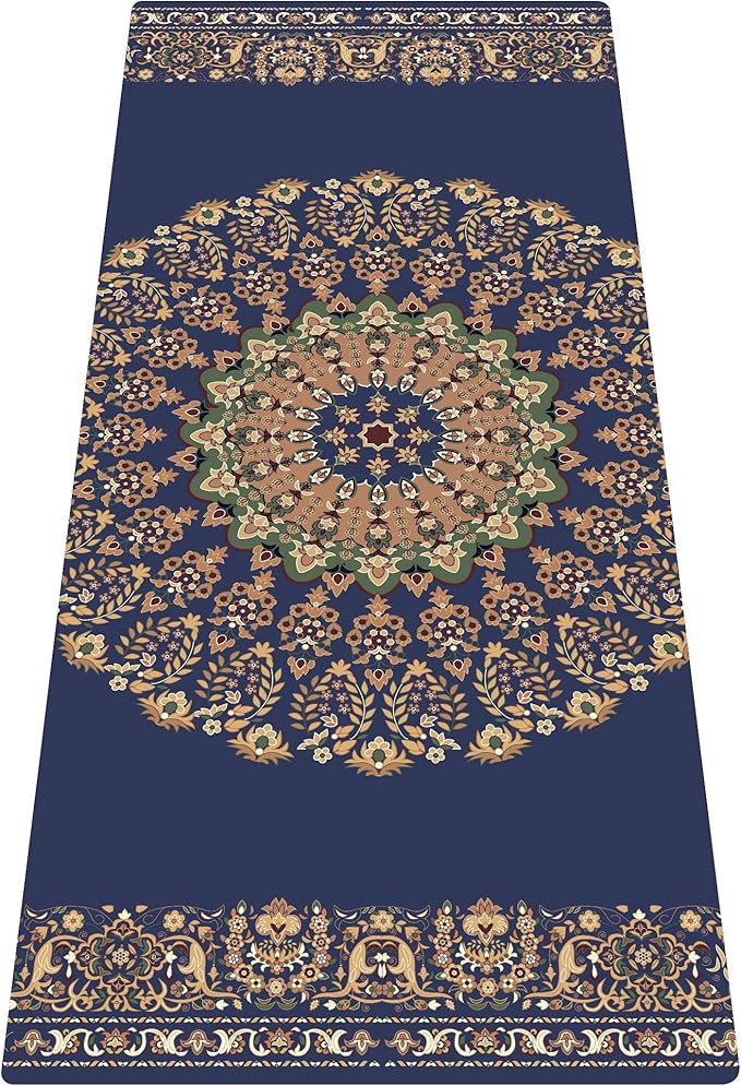 nuveti TPE Large Yoga Mat Non-Slip Exercise Fitness Mat with Carry Bag Extra Wide Yoga Mats for Women 72"x32" Extra Thick 6mm for Home, Pilates and Floor Exercises Workout Mats
