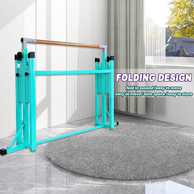 MARFULA Gymnastic Bar for Kid and Teenage Ages 3-25, 5 FT / 8 FT Base Length, 4 FT Width 5 FT Height, Gymnastic Kip Bar Horizontal Bar for Gymnast, Gymnastic Training Equipment for Home and Club Use