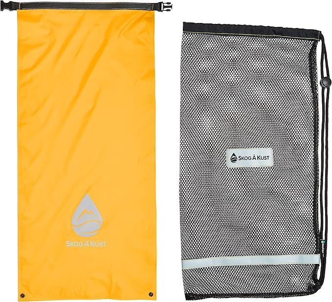Skog Å Kust SnorkelSak 2-in-1 Mesh Snorkel Bag with Removable Interior Waterproof Dry Bag