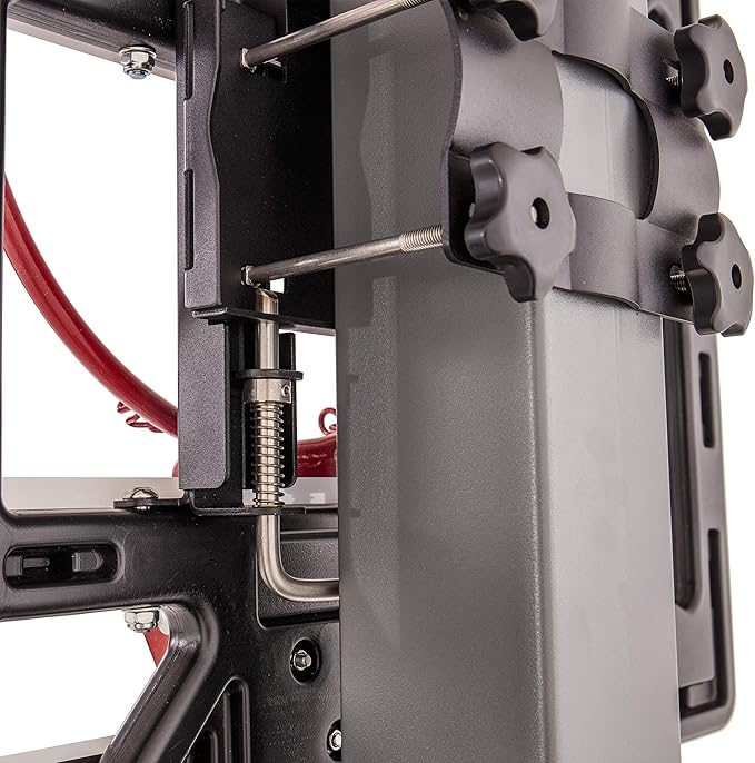 Silverback Junior Youth 33" Basketball Hoop with Lock ‘n Rock Mounting Technology Mounts to Round and Vertical Poles, Black (B8410W)