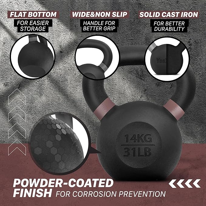 Yes4All Cast Iron Kettlebell