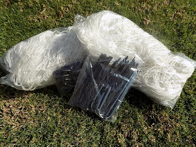 24 x 8 Ft.Regulation Size Soccer Goal w/Weatherproof HDPE Net. 50MM Diameter Industrial Grade Black Powder Coated Galvanized Steel. Portable 8x24 Foot Training Aid. ONE Year Warranty!