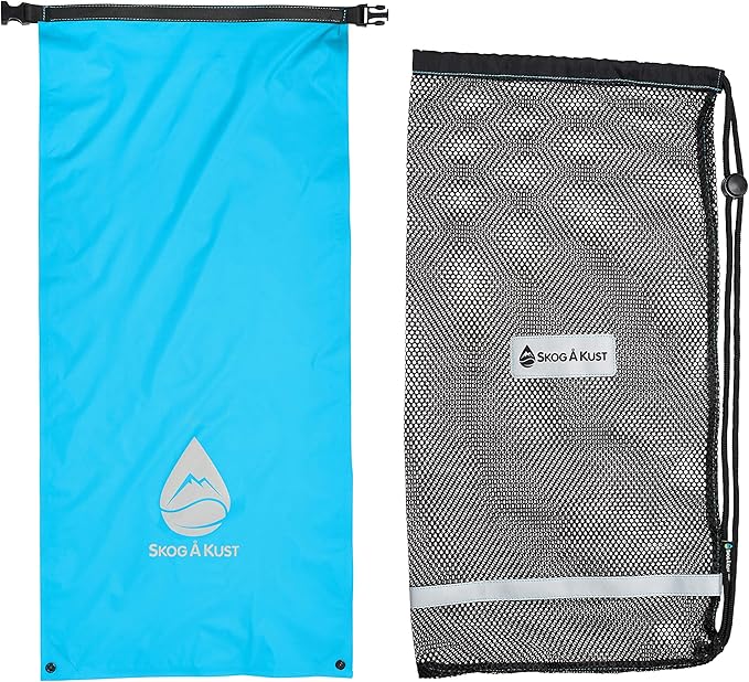 Skog Å Kust SnorkelSak 2-in-1 Mesh Snorkel Bag with Removable Interior Waterproof Dry Bag
