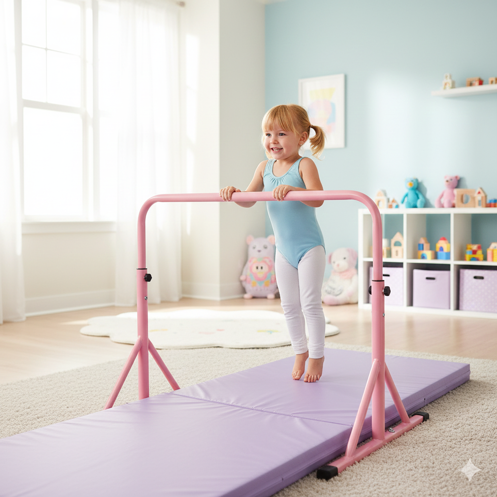 🤸‍♀️ Building Strength and Confidence: Why a Kids’ Gymnastics Bar Is a Perfect Addition to Active Play at Home