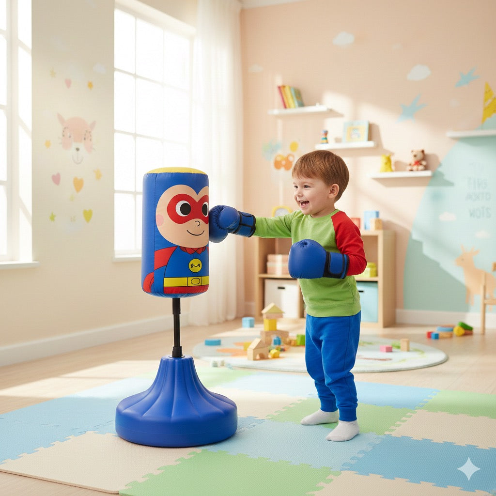 🥊 Energy, Confidence, and Fun: Why a Kids’ Punching Bag Is the Perfect Home Training Tool