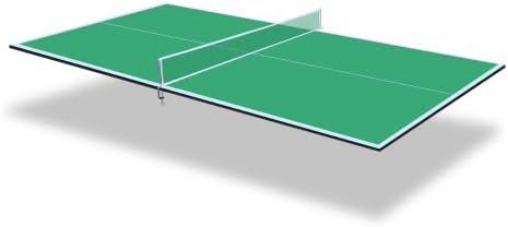 7/8/9ft Mid-Size Ping Pong Conversion Top with Net Set for Billiard and Pool Tables - Regulation Top Converts Billiards into Ping Pong Table Blue/Green/Black