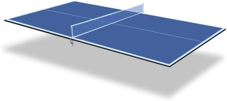 7/8/9ft Mid-Size Ping Pong Conversion Top with Net Set for Billiard and Pool Tables - Regulation Top Converts Billiards into Ping Pong Table Blue/Green/Black