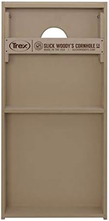 Slick Woody's Professional-Grade All Weather Cornhole Boards-4'x2' Weather Resistant Regulation Corn Hole Toss Game w/ 8 Resin Filled Bags