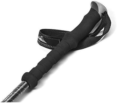 Cascade Mountain Tech Trekking Poles - Carbon Fiber Walking or Hiking Sticks with Quick Adjustable Locks