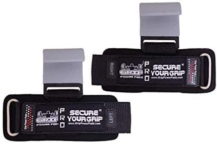 Weight Lifting Hooks Heavy Duty Lifting Wrist Straps Pull Ups Deadlift Straps Power Lifting Grips Padded Workout Straps for Weightlifting Gym Gloves for Men & Women Premium Workout Equipment