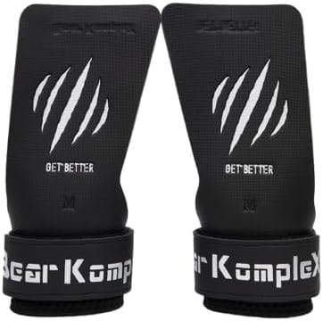 Bear KompleX Black Diamond No Hole Grips for - Lightweight, High Performance Weightlifting Grips, Protect Hands and Provides Comfort - Great for Cross Training, Powerlifting