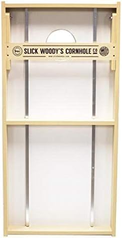 Slick Woody's Professional-Grade TREX Cornhole Boards - 4'x2' All Weather Regulation Corn Hole Toss Game with 8 Resin Filled Bags