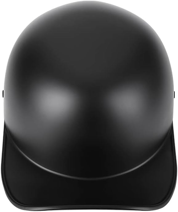 Vintage Open Face Motorcycle Helmet Retro Baseball Cap Half Helmets Women Men for Scooter Moped Cap Street Cruiser Jet - DOT Certified