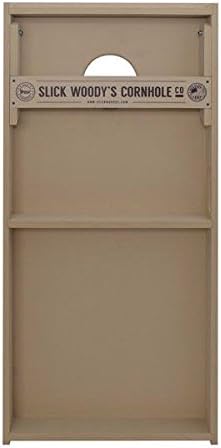 Slick Woody's Professional-Grade All Weather Cornhole Boards-4'x2' Weather Resistant Regulation Corn Hole Toss Game w/ 8 Resin Filled Bags