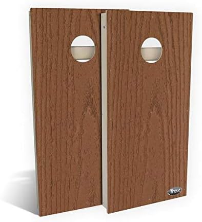 Slick Woody's Professional-Grade TREX Cornhole Boards - 4'x2' All Weather Regulation Corn Hole Toss Game with 8 Resin Filled Bags