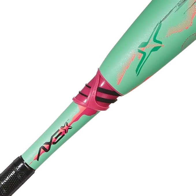 Axe | Warp | USSSA Youth Baseball Bat | Drop -10/-8/-5 | 3-Piece Composite | 2 3/4" Barrel | Green/Pink