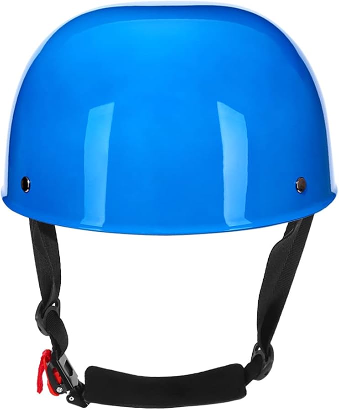 Vintage Retro Open Face Motorcycle Helmet Baseball Cap Half Helmets Men Women for Moped Cap Jet Scooter Street Cruiser with Mask Glasses - DOT Certified