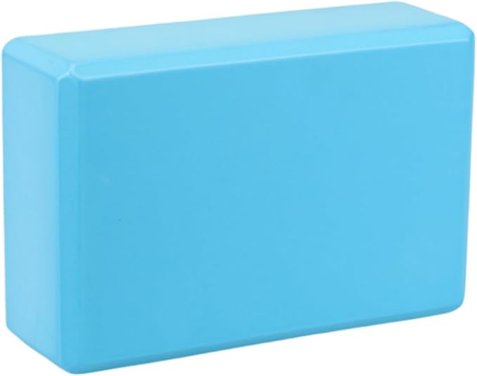 Yoga Block - Unsupported Latex Eva foam - Soft non slip surface with bevel for yoga, pilates, meditation - Yoga accessories for stability, balance and deep stretching