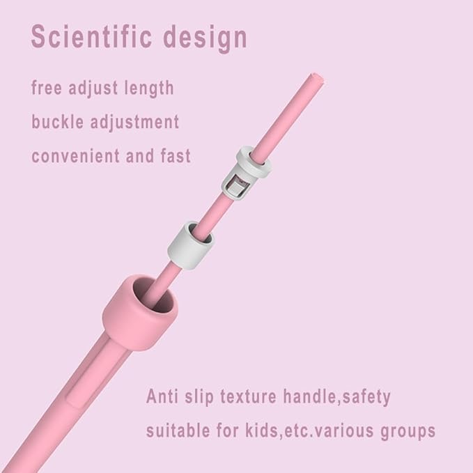 3 Pack Lightweight Adjustable Kids Jump Rope Home Fitness, Tangle Free Skipping Rope, Speed Jumping Rope for Kids, Women Men Jumping Rope for Workout