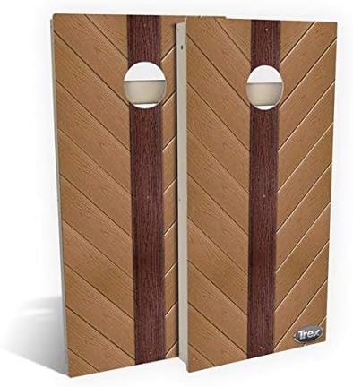 Slick Woody's Professional-Grade TREX Cornhole Boards - 4'x2' All Weather Regulation Corn Hole Toss Game with 8 Resin Filled Bags