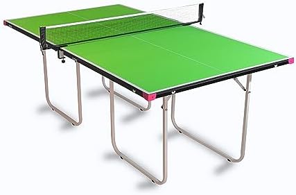 Butterfly Junior Ping Pong Table - 3/4 Size Table Tennis Table - Space Saver Game Table for Game Room - Regulation Height Ping Pong Table - Sturdy Frame - Ships Assembled with Net