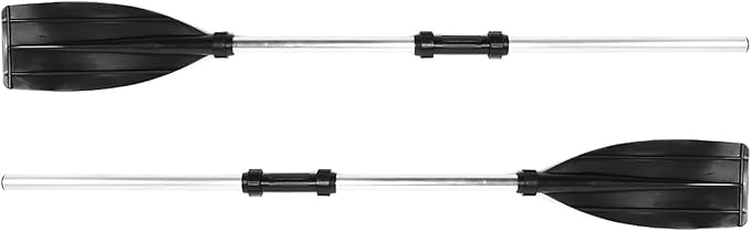 Gonetre 125CM/49.2In Detachable Afloat Oars Aluminum Alloy Paddles Dual End Portable for Boat Kayak Raft Canoe 52 * 18 * 8*CM Other Means of Transportation