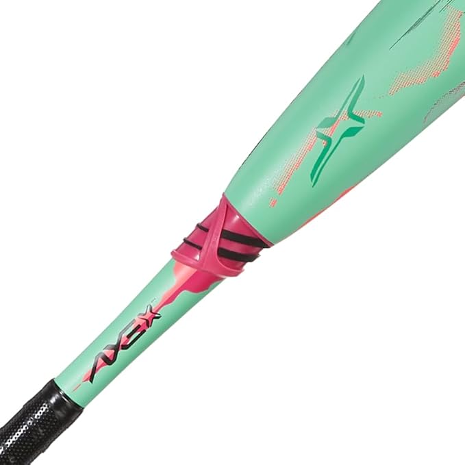 Axe | Warp | USSSA Youth Baseball Bat | Drop -10/-8/-5 | 3-Piece Composite | 2 3/4" Barrel | Green/Pink