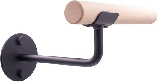VITA Barre Wall-Mounted Single Ballet Barre, Cambre, Wood | Fixed Height, Made in USA, Home, Studio or Gym Exercise Equipment for Kids & Adults | Dance, Fitness, Pilates