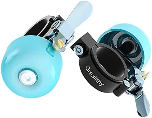 Greallthy Bike Bell Classic Brass Bicycle Bell,Bike Bells for Adults Kids,Loud Sound Bells Fit for 0.87-1.25in/22.2-31.8mm Bicycle Handlebars,Road Mountain Bike Accessories.