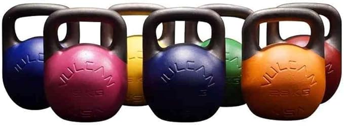 Vulcan Competition Kettlebell – Ergonomic Steel Design with 35mm Wide Grip Handle | Ideal for Strength Training and Workouts | Suitable for All Hand Sizes