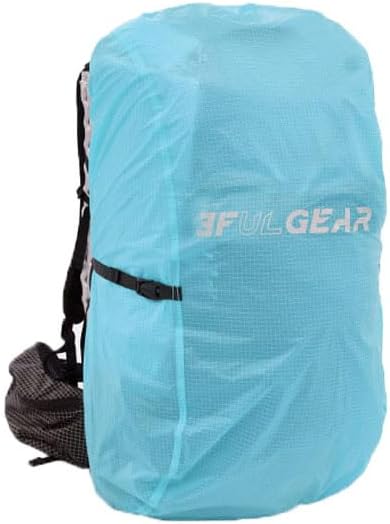 3F 20-85L backpack rain cover, waterproof, dustproof, wear-resistant, tear resistant outdoor hiking backpack cover (blue-S)