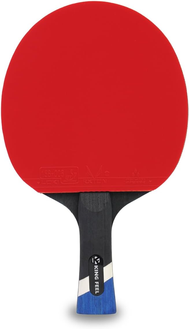 Professional Ping Pong Paddles-Lightweight Carbon Fiber Table Tennis Rackets with 7-Ply Blade, 2.0mm Premium Sponge, ITTF Approved Rubber - for Tournament-Level Performance Table Tennis Paddles
