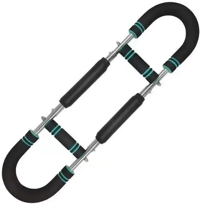 Twister arm Trainer, Adjustable Resistance (60-140 lbs) Chest Workout Equipment,Forearm Power Exercise bar , pectoralis spinalis Device, Portable Detachable Design