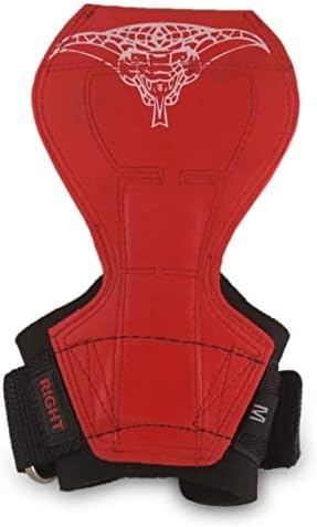 2018 Cobra Grips Flex Model Weight Lifting Gloves Heavy Duty Straps Alternative Power Lifting Hooks for Deadlifts with Padded Wrist Wrap Support Bodybuilding