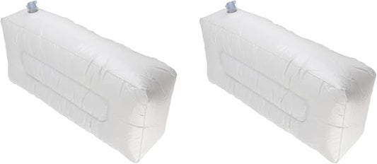 Kayak Inflatable Seat Cushion, Pack of 2 Soft PVC Inflatable Seat Cushion Portable Fishing Boat Cushion for Kayak Inflatable Boat Fishing Boat Outdoor Projects, Gray