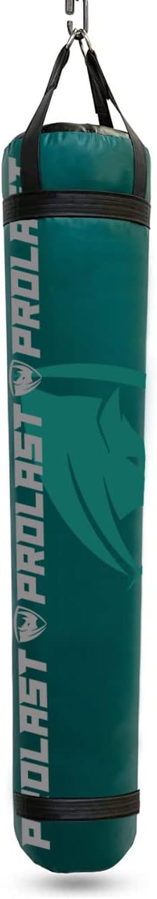 PROLAST Heavy Punching Kicking Bag for Adults, Boxing, MMA, Martial Arts, Muay Thai, Strength Training Equipment, Filled/Unfilled, 6ft, 150 lbs, Special Edition Logo