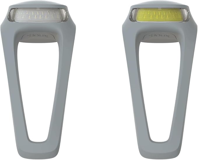 Knog Frog Bike Headlight and Tail Light Set - USB-C Rechargeable Bicycle Light with 40 Lumen Front & 20 Lumen Rear Output, 9 Modes, Flexible Mount, IP65 Water Resistant Bike Light