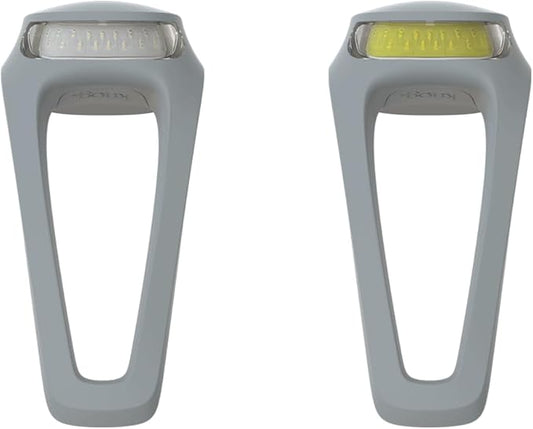 Knog Frog Bike Headlight and Tail Light Set - USB-C Rechargeable Bicycle Light with 40 Lumen Front & 20 Lumen Rear Output, 9 Modes, Flexible Mount, IP65 Water Resistant Bike Light