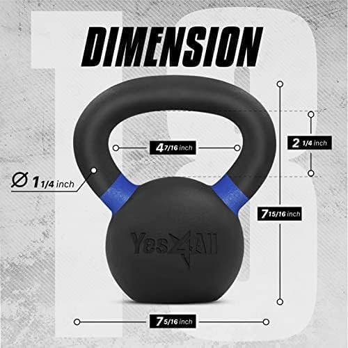 Yes4All Cast Iron Kettlebell