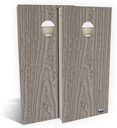 Slick Woody's Professional-Grade TREX Cornhole Boards - 4'x2' All Weather Regulation Corn Hole Toss Game with 8 Resin Filled Bags