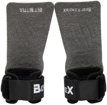Bear KompleX Black Diamond No Hole Grips for - Lightweight, High Performance Weightlifting Grips, Protect Hands and Provides Comfort - Great for Cross Training, Powerlifting