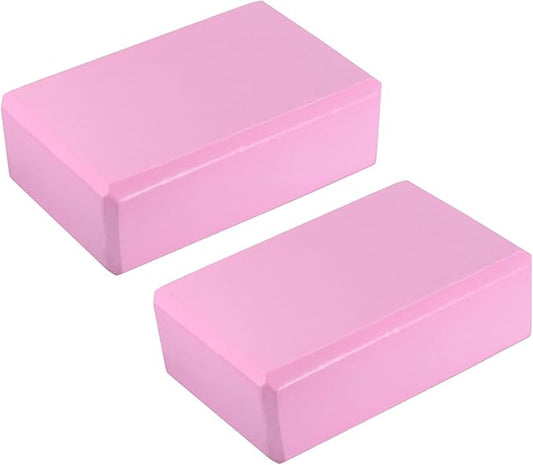 uxcell Yoga Block Light Weight High-Density EVA Foam Brick for Beginners, Yogis, Pilates, Meditation