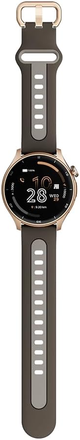 Cubitt Aura Pro Smartwatch/Fitness Tracker with 1.43" Touch AMOLED Screen, Bluetooth Call, Built in GPS, 60+ Sports, Blood Oxygen, Heart Rate, Stress/Sleep Monitor, Waterproof, Step Counter, Compass