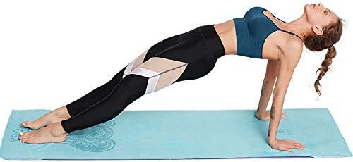 Non-Slip Yoga Towel - Superfiber Yoga Towel, hot Yoga Towel, Moisture Absorption, Sweat Absorption, for in Yoga, Pilates, hot Yoga Easy Travel. Size 25.5"x73" (1Pcs), J Colour